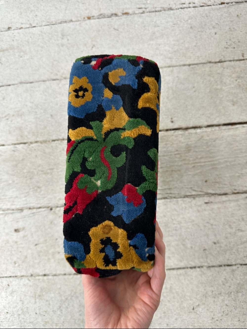 Vintage Floral Tapestry Capet Bag 1960s - Picture 3 of 6